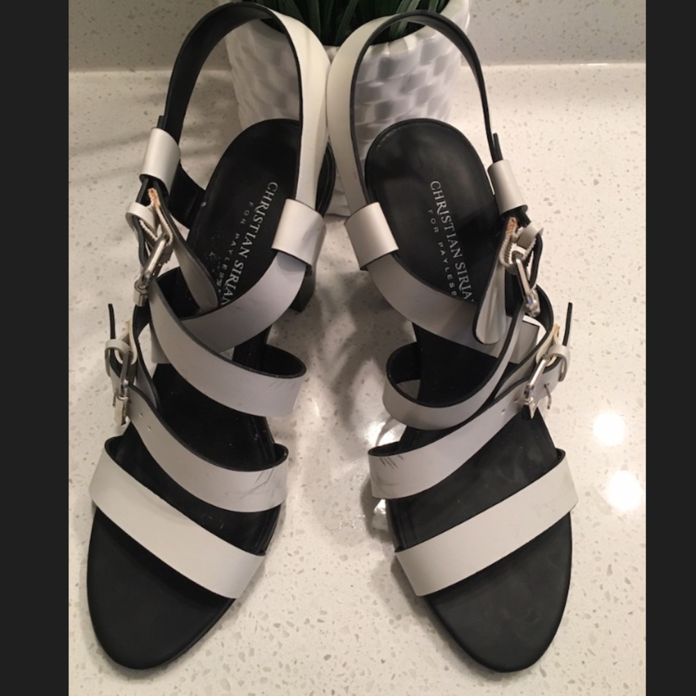 Christian Siriano White Heels